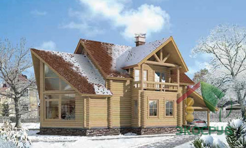 Проект деревянного дома, проект