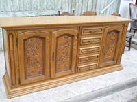 Резьба по дереву, комод