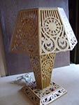 Резьба по дереву, светильник