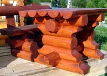 столик и скамейки