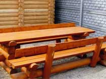 столик и скамейки